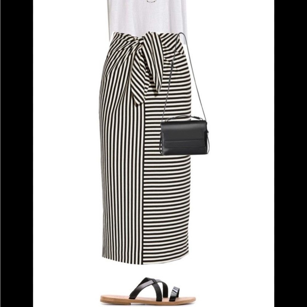 🖤🤍Tibi Midi Skirt🤍🖤